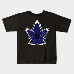 Toronto Hockey Laced Leaf White Kids T-Shirt